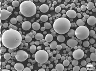 アモルファス合金粉末の拡大図