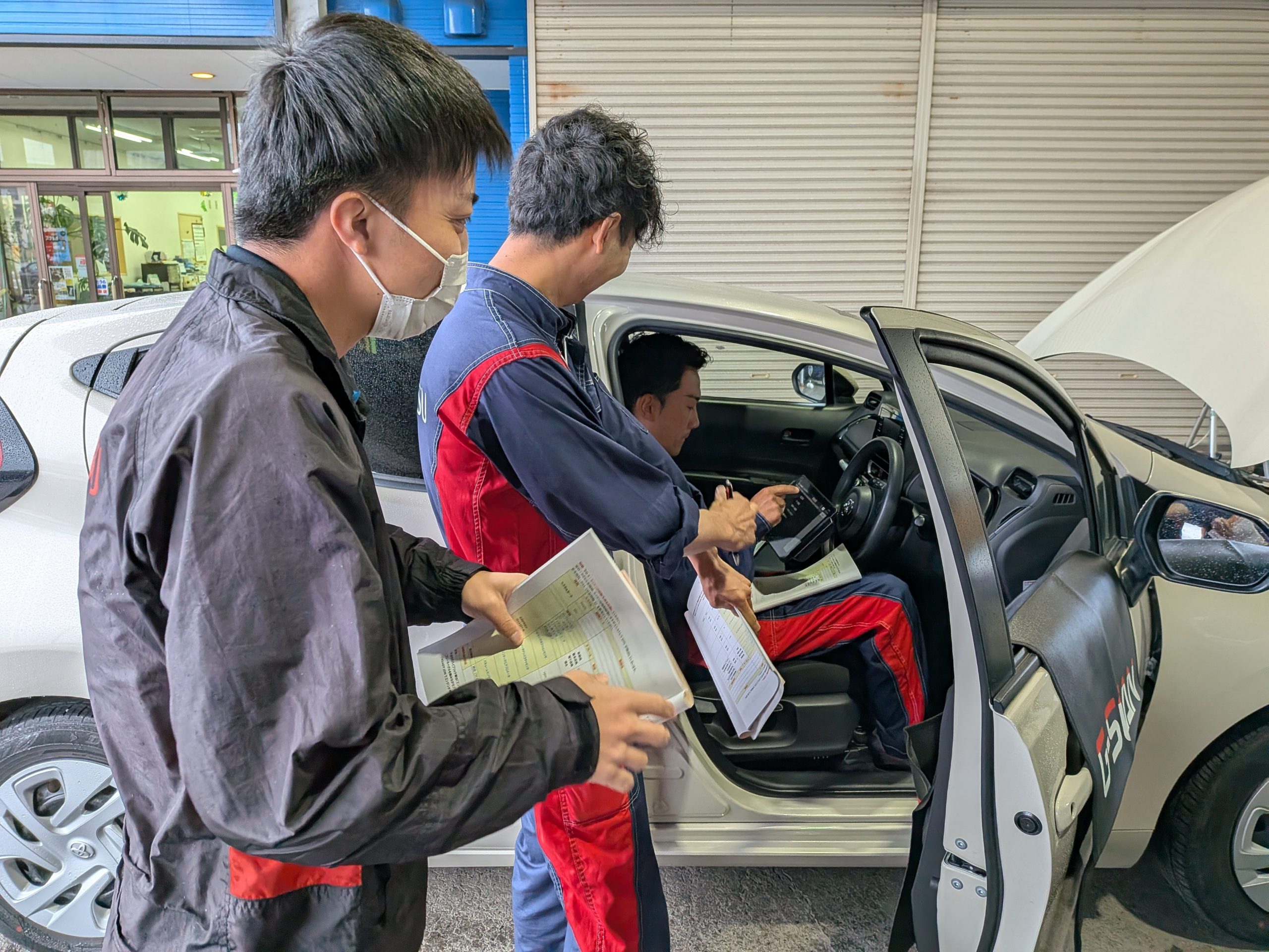 実際にスキャンツールを使った診断