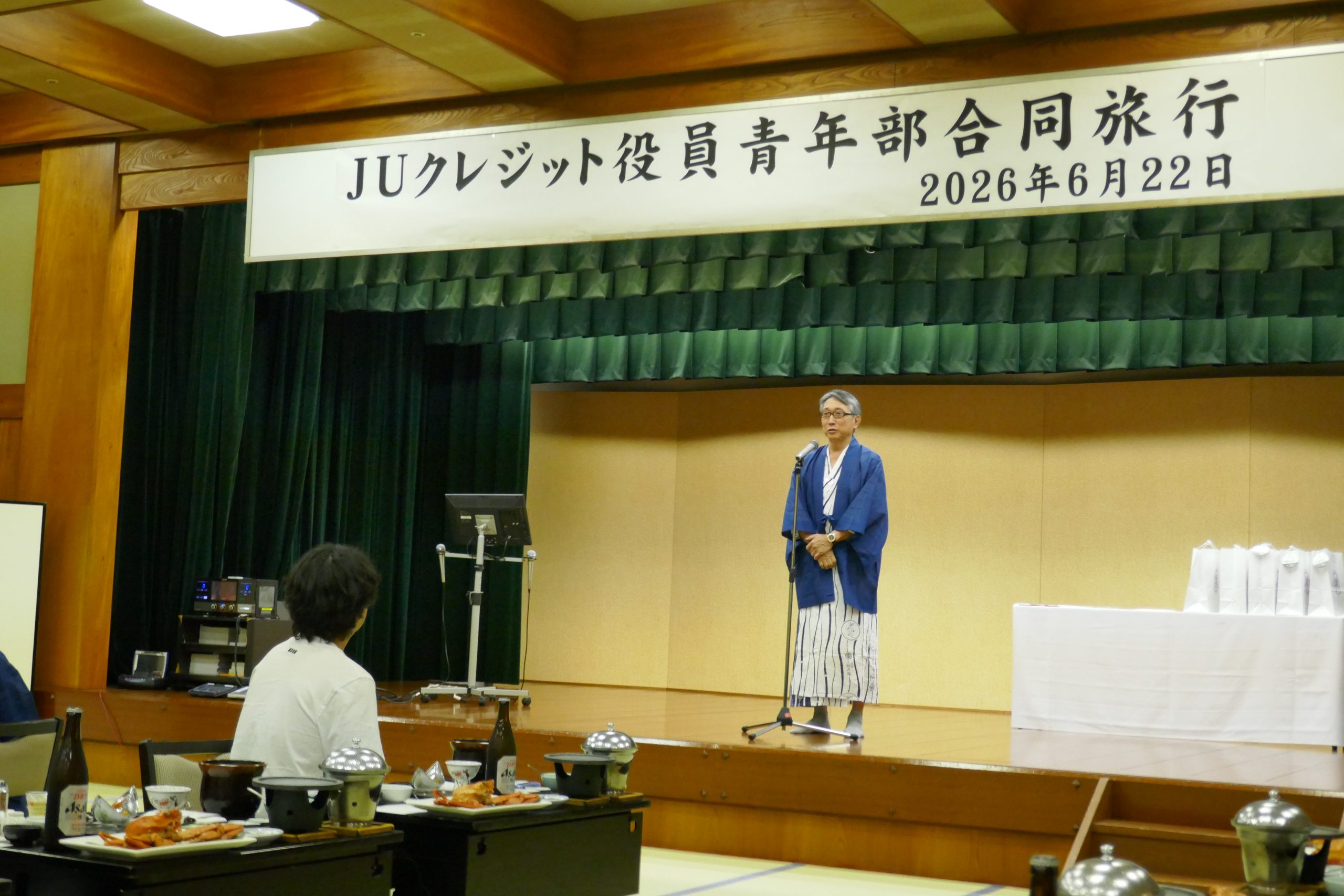 JU大阪の島澤俊文金融委員長からは7月からのサマーキャンペーンに向けて意気込みが述べられた