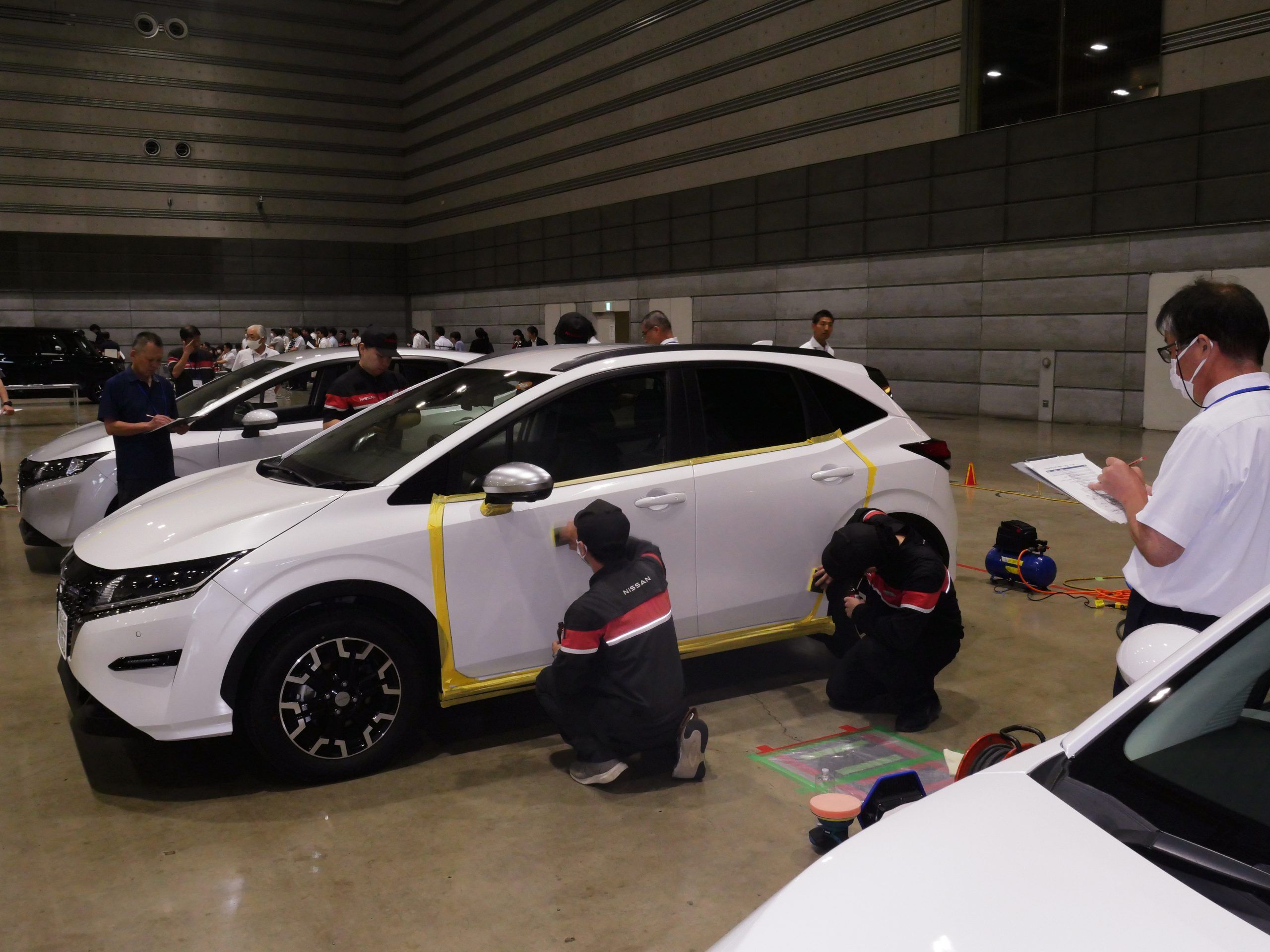 今大会から新たに新車・納整部門の競技を追加した