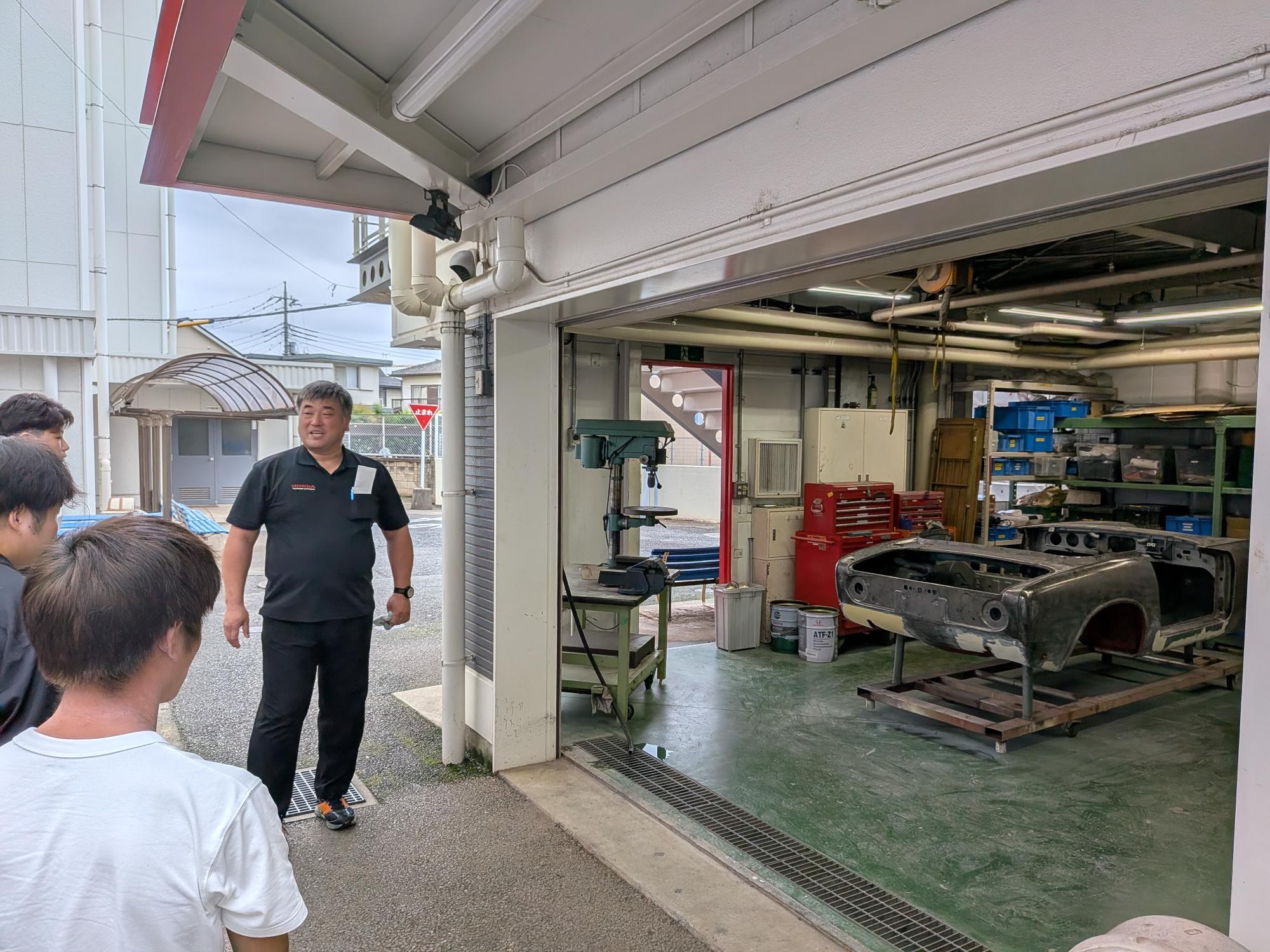 課外活動でレストアする車両も紹介(HTC関東)
