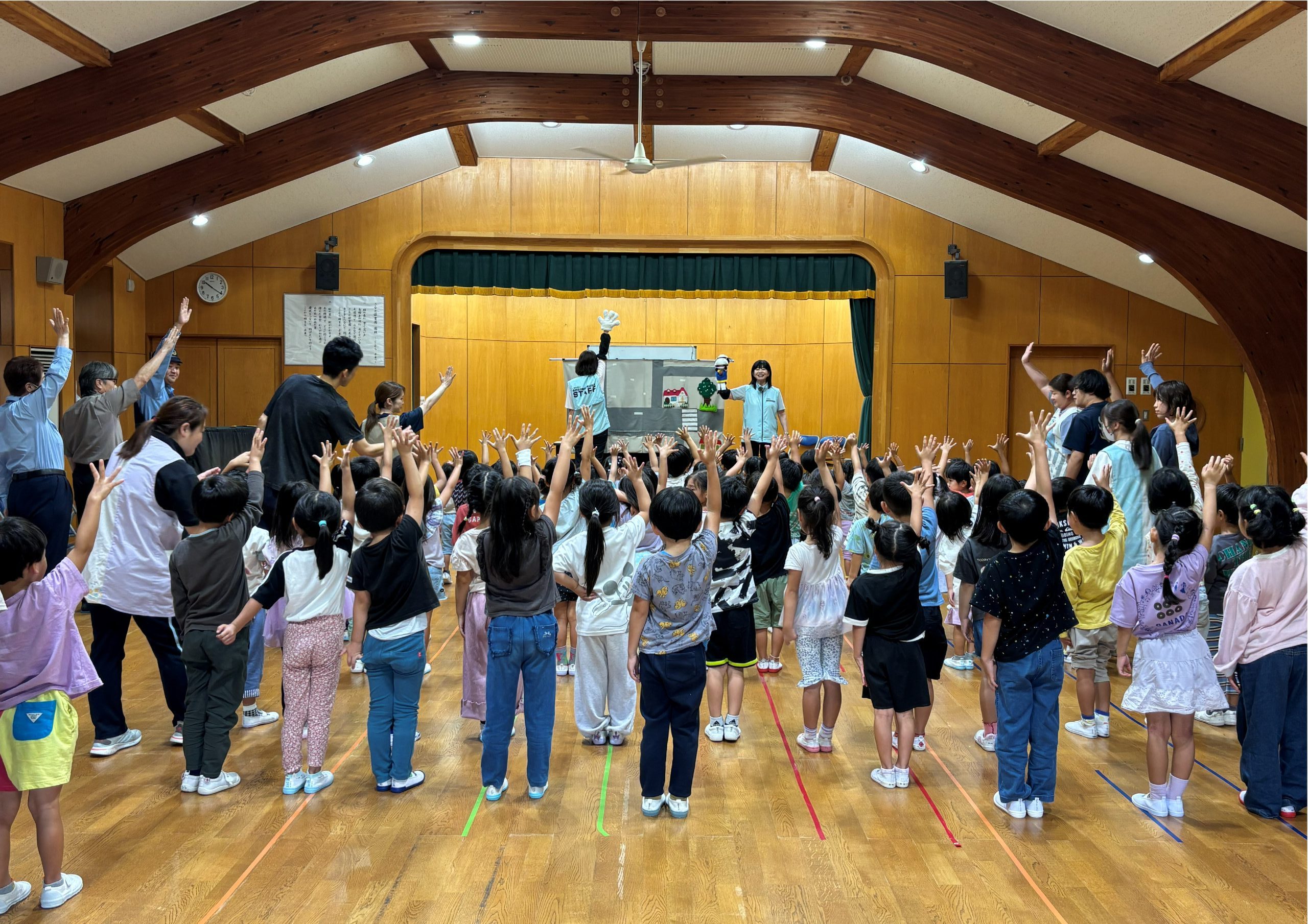 9月に上田市内の保育園で開催した様子