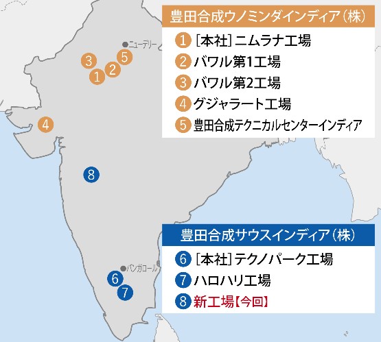 インドの生産・開発拠点